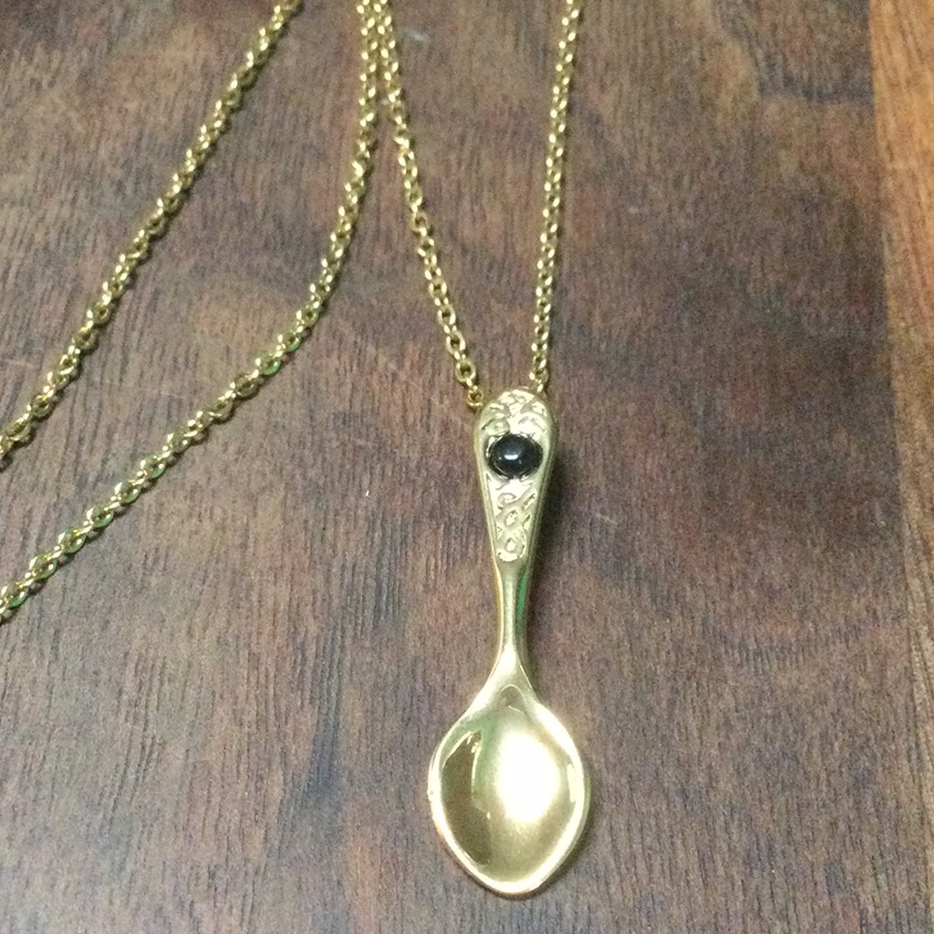 New Golden Spoon Necklace